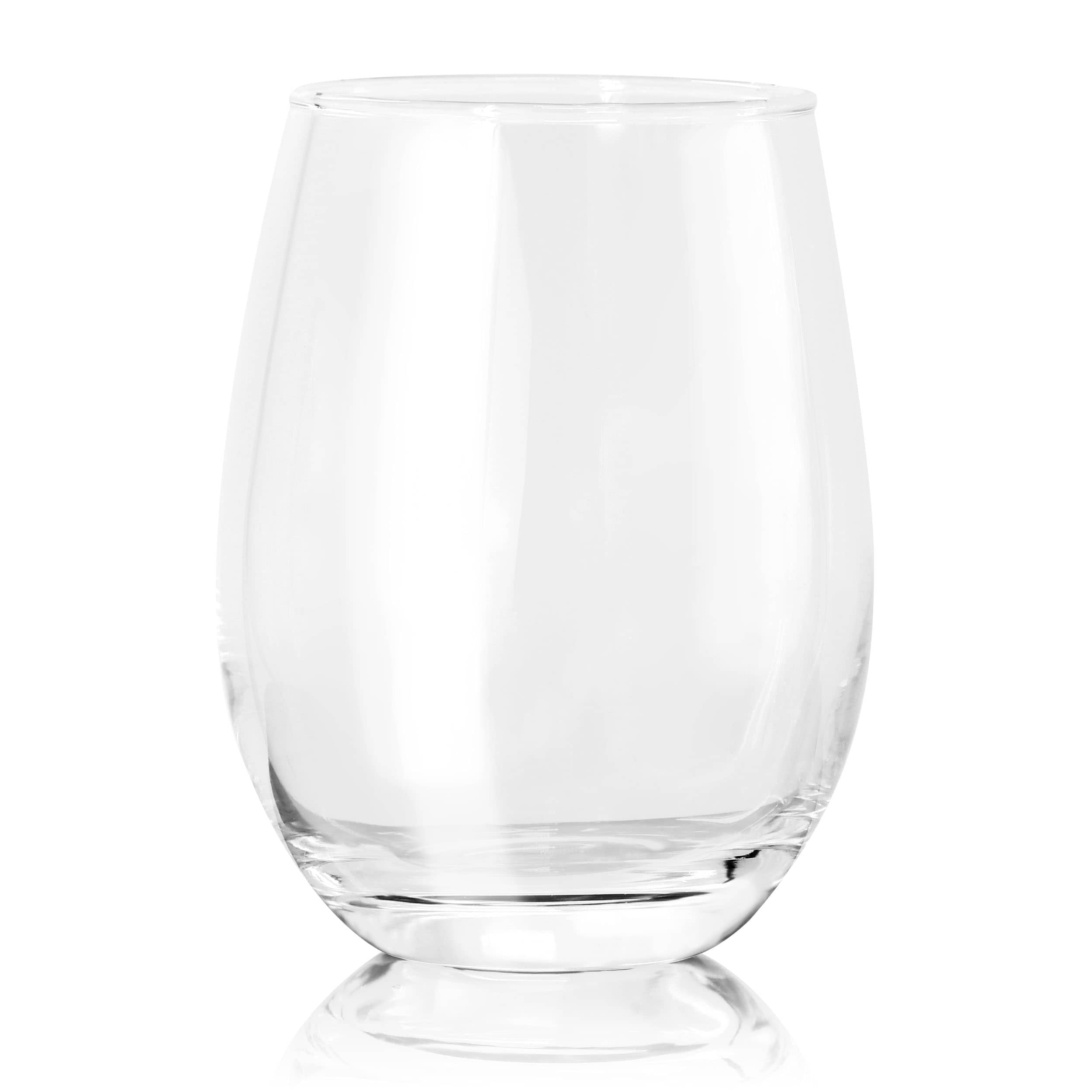 Gibson Home 140488.04 18 oz Belinni Classic Stemless Wine Glass Set - 4 Piece