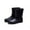Black, variant on POROPL Rain Boots Men Mid Calf Fashion Winter Rubber Non Slip Outdoor Shoes Boots for Men Size 6