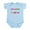 Sky Blue, variant on CafePress - My Mimi Loves Me! (Croobie) Infant Bodysuit - Baby Light Bodysuit, Size Newborn - 24 Months