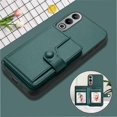 thumbnail image 3 of FOXDOCK Case for OnePlus Nord CE4 RFID-Blocking Card Holder - Stylish Button Closure Design, 3 of 4