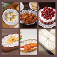 thumbnail image 2 of Lace Paper Placement, 12 inch Round White Paper Placement, Disposable Paper Placemats, for Wedding, Birthday, Cakes, Desserts, Tableware Food Decoration, Pack of 100, 2 of 7