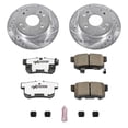 thumbnail image 3 of PowerStop Rear Z26 Street Warrior Carbon-Fiber Ceramic Brake Pad and Drilled and Slotted Rotor Kit Fits: ACURA HONDA Select Models K1244-26, 3 of 9