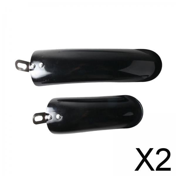 Guardabarros plegable para bicicleta, guardabarros delantero y trasero, piezas de ciclismo, color negro, 12 pulgadas, 5x2 Uds. 2 piezas