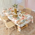 thumbnail image 5 of Corgi Dog and Flower Florals Rectangle Tablecloth 60"x120",Waterproof Polyester Rectangle Table Cloth, Wipeable Spillproof Polyester Tablecloth for Dining, Camping, Indoor and Outdoor, 5 of 6