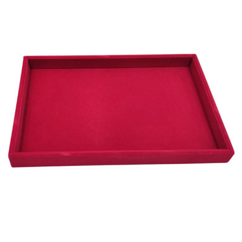 Details about   Velvet Necklaces Pendants Chain Jewelry Display Tray Holder Case Storage Box New 