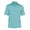 Mint Green/White, variant on Monterey Club Men's Pinstripe Jersey Polo Shirt Tailored Collar #1281