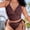 Coffee, variant on Top-kevin Womens Plus Size Polka Dot Bikini High Waisted Swimsuits Two Piece Bathing Suits Tummy Control Swimwear