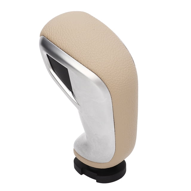 Reemplazo de la perilla de la palanca de cambios del coche para 408 308 508 C5, perilla de la palanca de cambios, piezas de repuesto para el cuerpo automotriz del balonmano(beige)