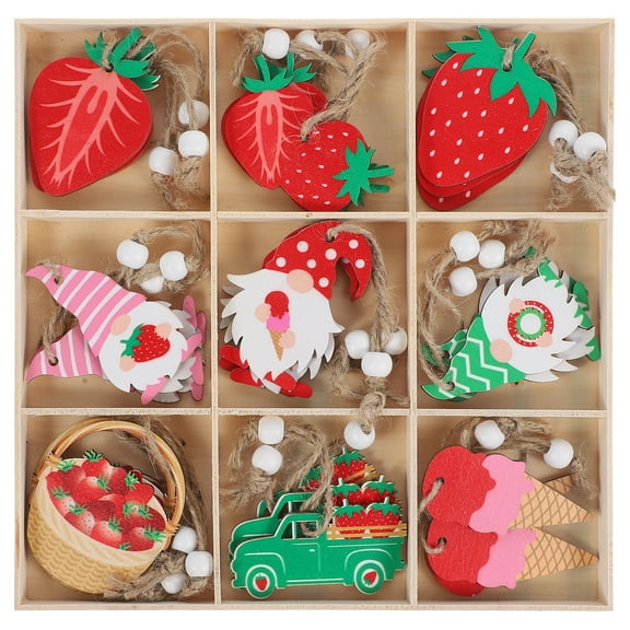 Strawberry Hanging Decorations Summer Fruit Ornaments Themed Event Banquet