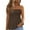 Brown, variant on off The Shoulder Tops for Women, Yigetop Women Stripe Strapless Bandeau Tank Casual Sleeveless Summer Vacation Loose Holiday Tube Top Shirt Blouse Pleated Tunic Tanks Top Date Outfits Black 2XL
