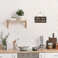 thumbnail image 3 of 6x12 IN Funny Kitchen Rules Hanging Kitchen Sign,Farmhouse Decor Wall Art,Kitchen Hanging Printed Wooden Plaque Décor, Home Kitchen Sign Housewarming Gift, 3 of 6