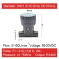 thumbnail image 2 of PVC Digital Water Flow Meter with LCD Display RS485 Output Acid Alkaline Resistant Pipe Sensor for Irrigation ,Durable Brass Construction, 2 of 7