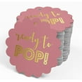 thumbnail image 4 of Inkdotpot 50 Pack Ready To Pop Baby Shower Favor Paper Tags Craft Real Gold Foil Hang Tags, 4 of 7