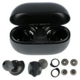 thumbnail image 1 of Auriculares Bluetooth con reducción de ruido, IP54, resistentes al agua, baja latencia, Bluetooth 5.2, auriculares inalámbricos para juegos deportivos, edición internacional en color negro, 1 of 14