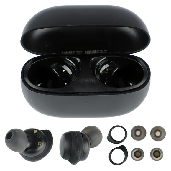 Bluetooth Earbuds Noise Reduction IP54 Waterproof Low Latency Bluetooth 5.2 Wireless Earphones for Sports Gaming Black International Edition