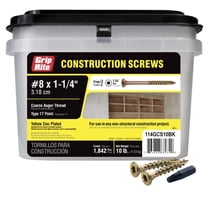 PrimeSource Grip-Rite Gold Construction Wood Screws