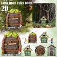 thumbnail image 4 of Blarkrus Miniature Fairy Door Hobbit Pixie Elf Tr Garden Gnome ; Decor ✨: Ornament, 4 of 9