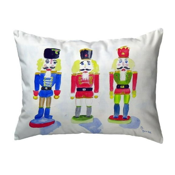 Betsy Drake KS460 11 x 14 in. Nut Crackers Small No-Cord Pillow