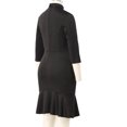 thumbnail image 4 of GRACEART Clergy Dresses for Women Elegance Pencil Fishtail Dresses with Tab Collar, 4 of 7
