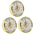thumbnail image 4 of Masteelf 3-Piece Retro Round Clock Inserts with Roman Numerals for Pendants, Craft Projects, and Clock Making, 4 of 8