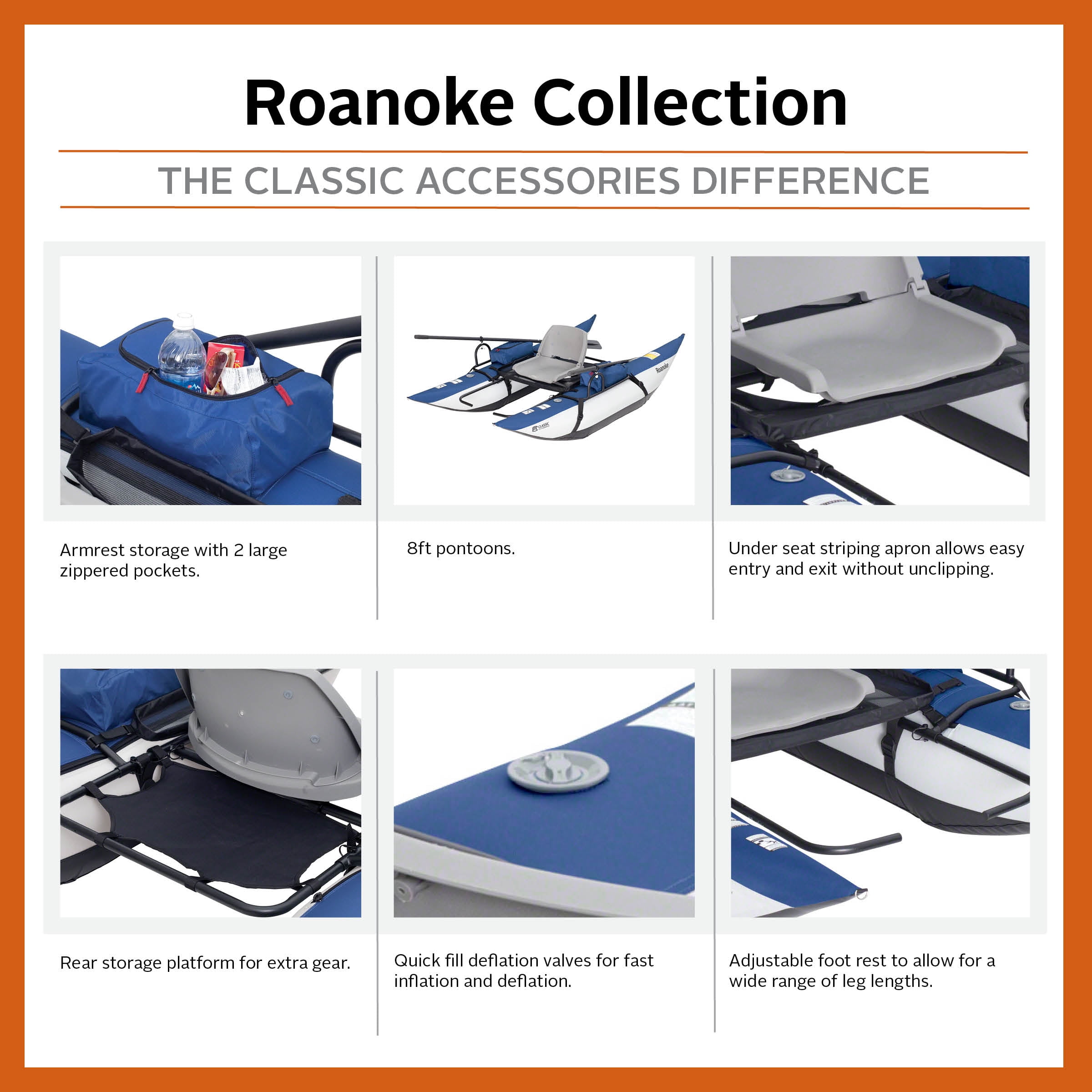 Classic Accessories Roanoke Pontoon Boat