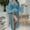 Sky Blue, variant on Naittoop Robes for Women Long Knit Bathrobe Lightweight Long Sleeves Kimono Robe Soft Solid Color Sleepwear with Pockets