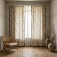 thumbnail image 3 of Floral Curtains, French Country Farmhouse Curtains 102 Inches Long, Light Filtering Window Rod Pocket Drapes for Living Room, 2 Panels - Grey Floral, 3 of 5