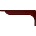 thumbnail image 4 of Ekena Millwork 2"W x 12"D x 5 1/4"H Embrey Steel Bracket, Hammered Bright Red, 4 of 11