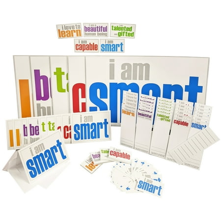 UPC: 0850046539008 | Inspired Minds Self-Esteem Ultra Booster Set Posters Magnets Notes Page Keepers Note Cards 150 Pieces