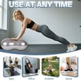thumbnail image 7 of BESTSKY Exercise Ball,35.4"*17.7"*17.7" Yoga Ball For Pregnancy,Thickened Explosion-Proof Peanut Ball,Gray, 7 of 7