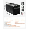 thumbnail image 4 of KFFKFF Mobile Air Cooling System, 4000BTU Triple-Speed Climate Control Device with 24H Scheduler, Air Temperature Modifiable from 16-30℃, Synchronizes with AC/DC for External Tent Camping, 4 of 9