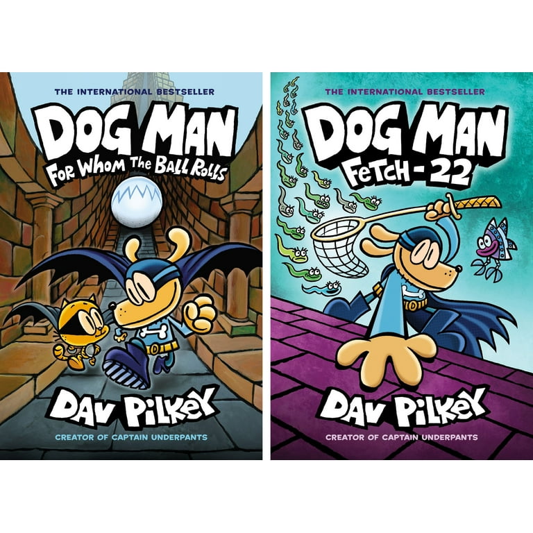 Dog man 1-15 セット Children's Book Dog Man Series Collection Volume 1-15 Book