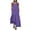 Purple, variant on Summer Beach Dresses for Womens 2025 Plus Size Fashion Sexy Printing Sleeveless Round Neck Dress
