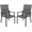 Dark Grey, variant on UDPATIO Patio Chairs Set of 4, Outdoor Dining Chairs High Back with All Weather Breathable Textilene, Metal Frame for Lawn Garden Backyard Deck, Khaki