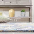 thumbnail image 4 of SAFAVIEH Blossom Tobias Floral Runner Rug, Blue/Violet, 2'3" x 8', 4 of 8