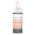 thumbnail image 2 of Distributeur de Préparations pour Bébés à 4 Couches Contenant de Collation Portable Rose, 2 of 8