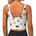 thumbnail image 3 of Naloa Cute Cat Sports Bras for Women, High Support Bra with Removable Pads, Comfortable - X-Large, 3 of 9