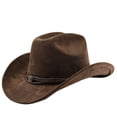 thumbnail image 1 of Functional Western Cowboy Hat for Outdoor Adventures with Curved Brim Lightweight Travel Accessory, 1 of 3