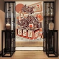 thumbnail image 2 of Cortina Decorativa De Estilo Japonés Puerta De Ventana Noren Cocina Sala De Tela Baño Vestidor Restaurante, 2 of 3