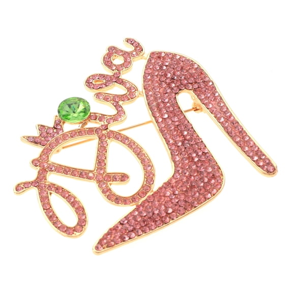Large Crystal "DIVA" Brooch