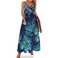 thumbnail image 1 of Vestido sin mangas de suculentas vestidos para mujer vestido elegante, 1 of 7