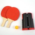 thumbnail image 5 of Juego de paletas de ping pong, juego de tenis de mesa portátil con red retráctil, juegos de interior/exterior para niños y adultos, 5 of 5