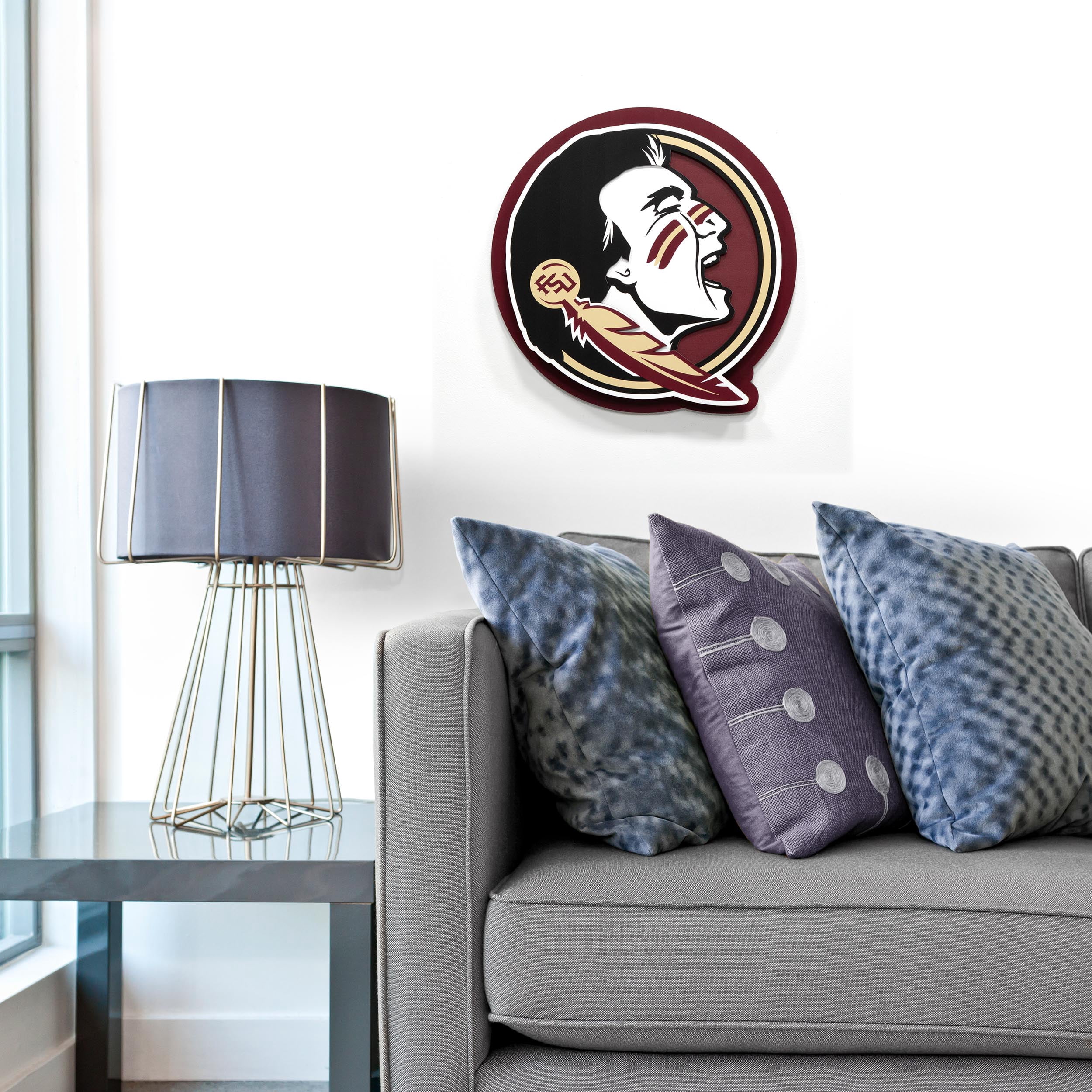 YouTheFan NCAA Florida State Seminoles 3DX Die Cut Wall Art