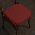 thumbnail image 2 of Charlotte Jacquard Cover Memory Foam Chair Pads 12 Pack Wine, 2 of 6