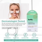 Fortify Skincare Under Eye Patches with Caffeine & Collagen – 3-in-1: Detox, Treat, Boost – Dermatologist Tested, Korean Skin Care – Depuffing Eye Pads for Wrinkles & Dark Circles – 5 Pairs