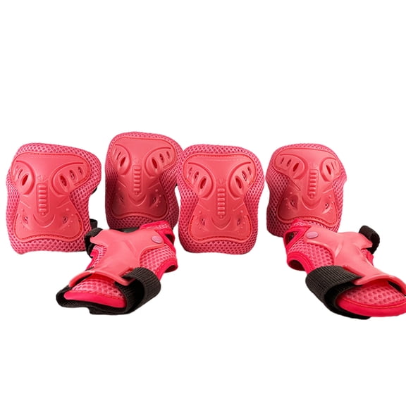 Roller Skating Knee Pads Elbow Pads Wrist Guards Youth Kids Skateboard Sports Protective Gear Set Beginner Safety Gear