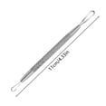 thumbnail image 2 of Stainless Steel Double Ended Needle Flower Rubbing Needle Squeezing and Removing Blackhead Beauty Tool, 2 of 2