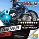 thumbnail image 2 of Faro Lupa Led Cree Moto Universal Tres Pasos Estrobo U5 125w, 2 of 8