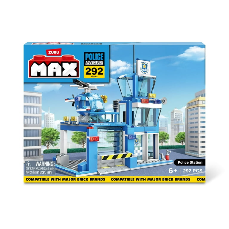 Max Adventure Police Station Playset (291 pieces) - Walmart.com