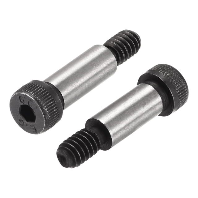 Unique Bargains Alloy Steel Socket Head Shoulder Bolts, 5/8'x5/16' Shoulder, 1/4-20 Thread, 6 Pack